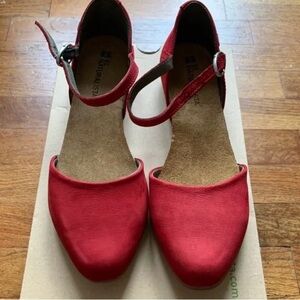El Naturalista Stella Red suede Women's Mary Jane Shoes comfortable 9